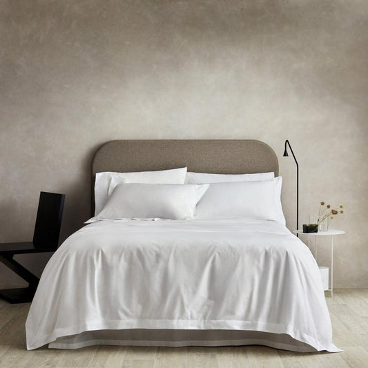 500TC Cotton Sateen Tailored Pillowcase Pair
