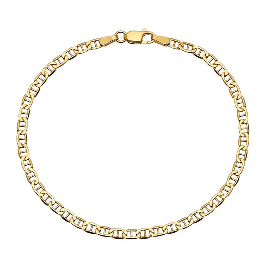 9ct Yellow Gold 7.5" Anchor Chain Bracelet