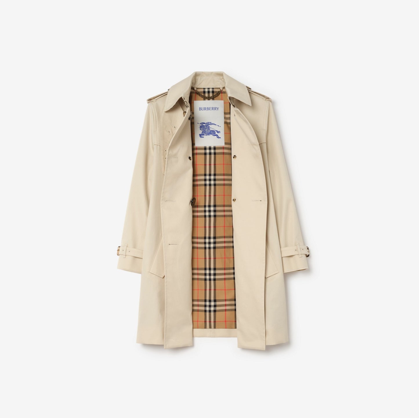 Short Summerside Gabardine Trench Coat