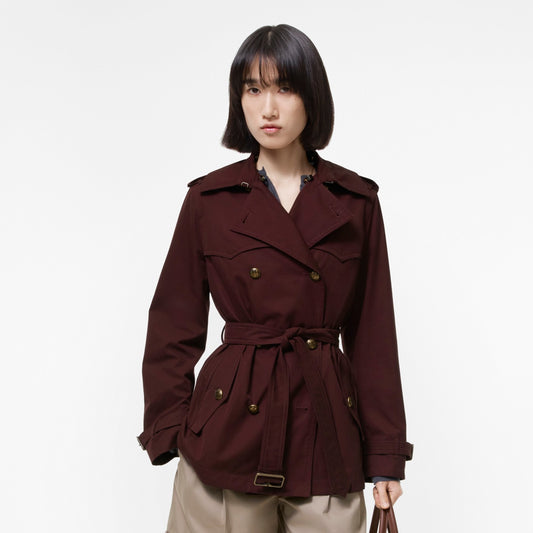 Short Tropical Gabardine Foxfield Trench Coat