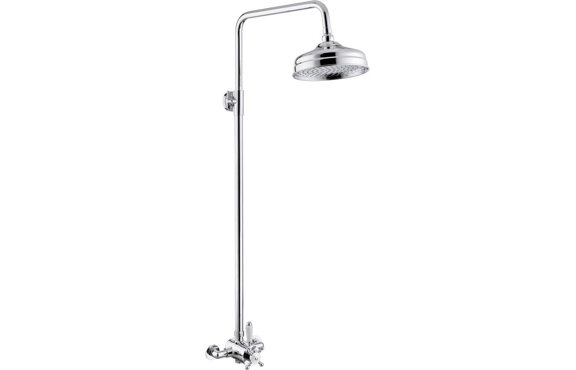 Ardon Shower Pack Two - Concentric Single Outlet Shower Valve & Overhead Kit