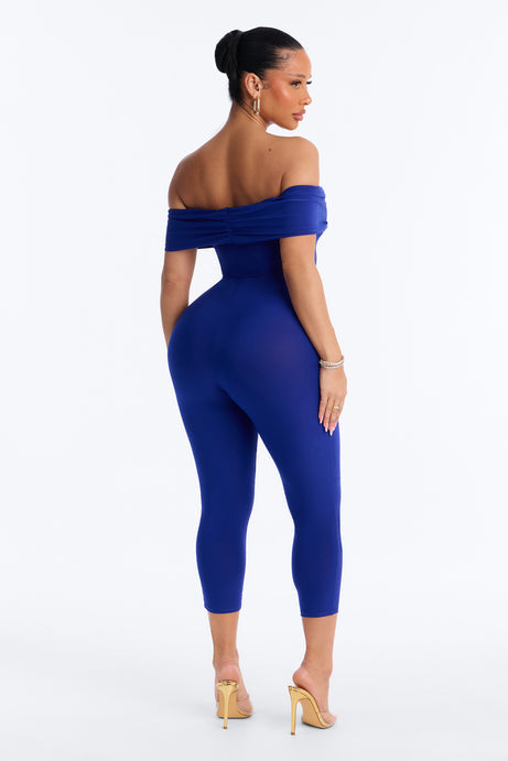 Pauly Off Shoulder Capri Jumpsuit