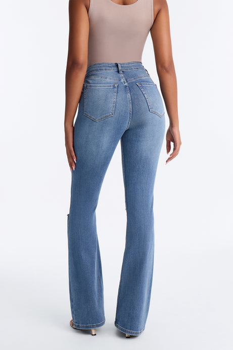 Attention Seeker Soft Stretch Flare Jeans