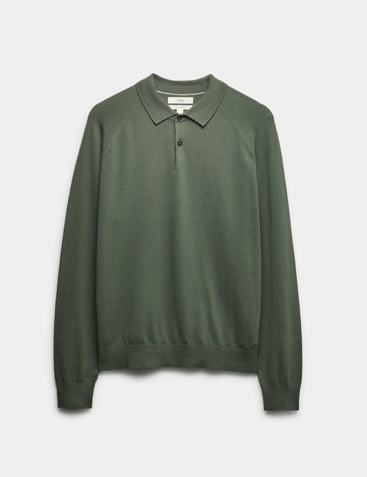Cotton Rich Knitted Polo Shirt