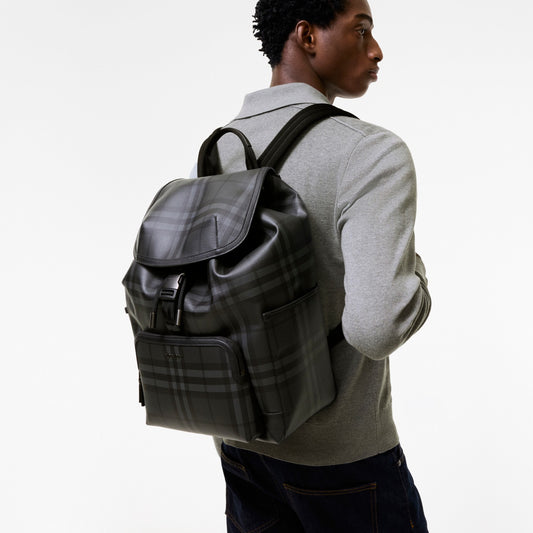 City Check Clip Backpack