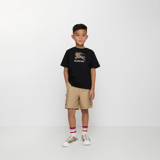 Knight Check Cotton T-shirt