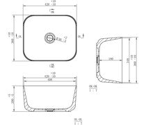 Dion Deep 420mm Washbowl