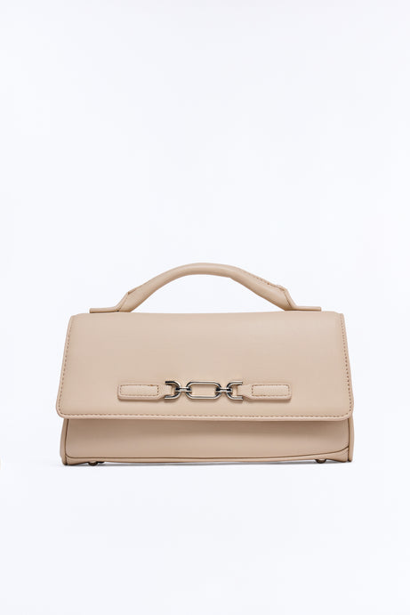 Whatever She Wants Faux Leather Crossbody Handbag