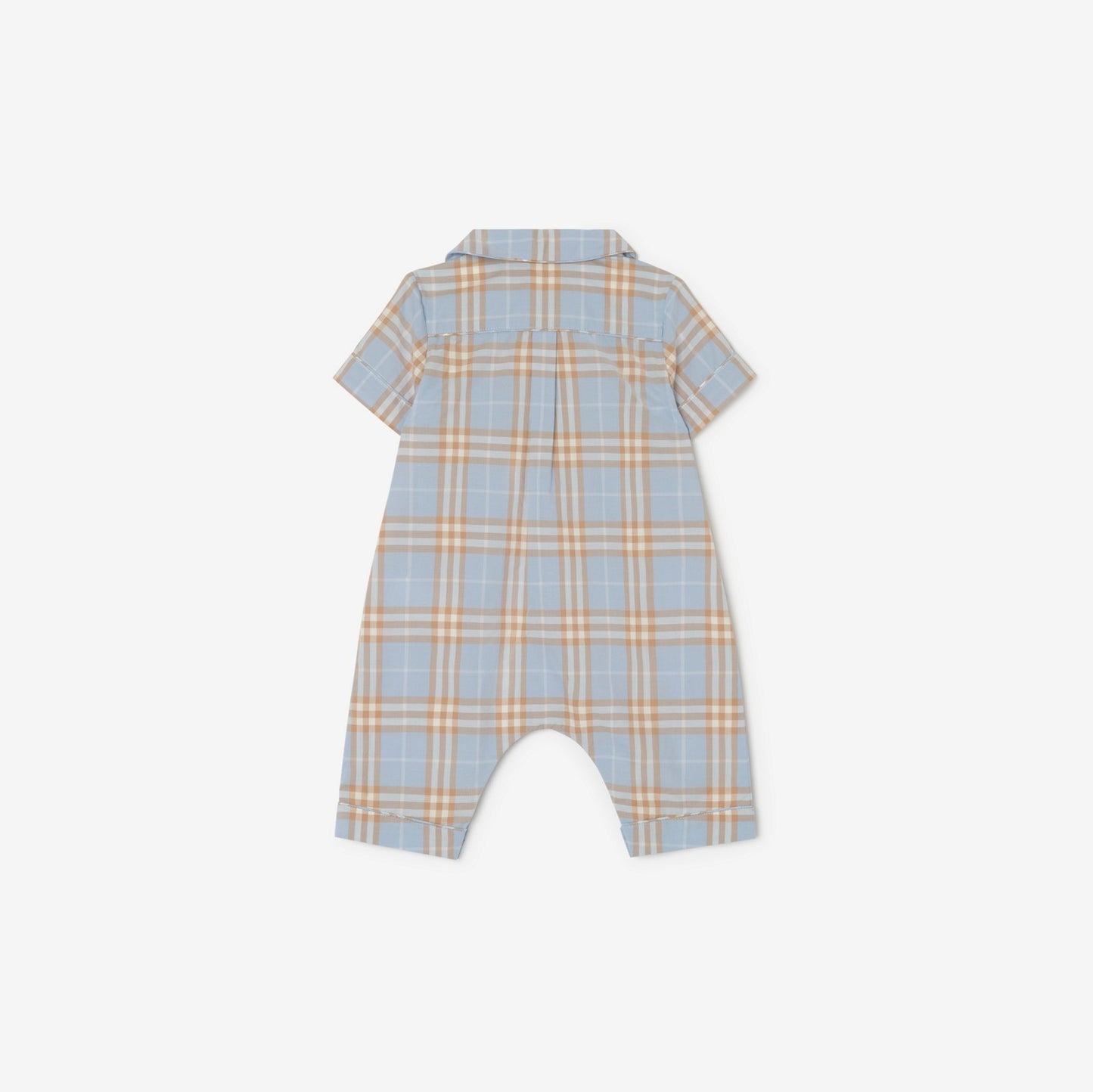 Check Cotton Playsuit