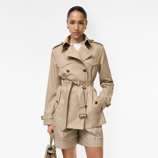 Short Tropical Gabardine Foxfield Trench Coat