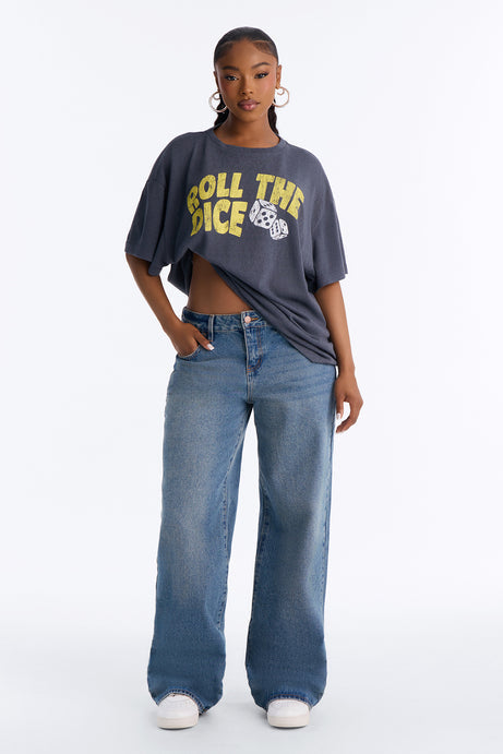 Roll The Dice Oversized Tee