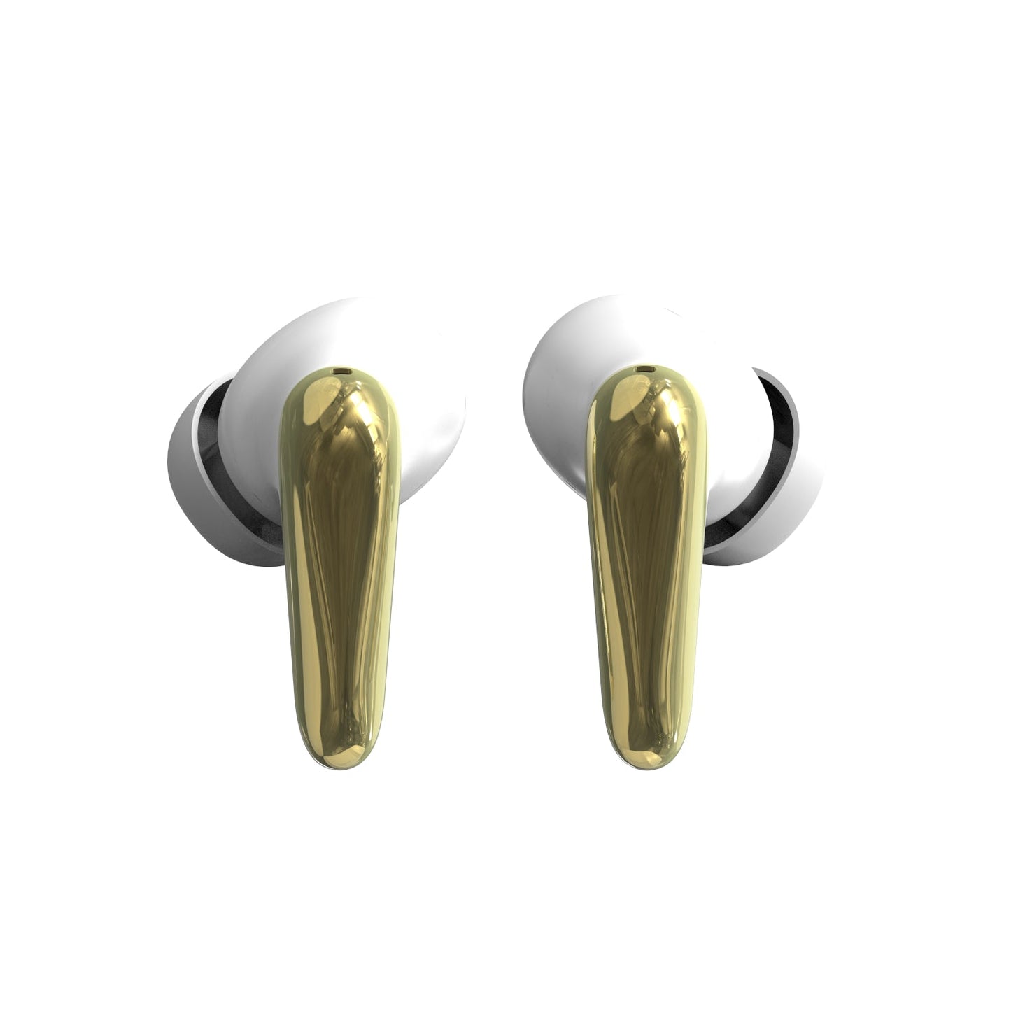 AIR Focus ANC Pearl White and Gold Active Noise Cancelling Earbuds (In Ear Wireless Headphones) - Interactive Group