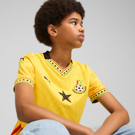 Ghana 2025 Away Jersey Youth