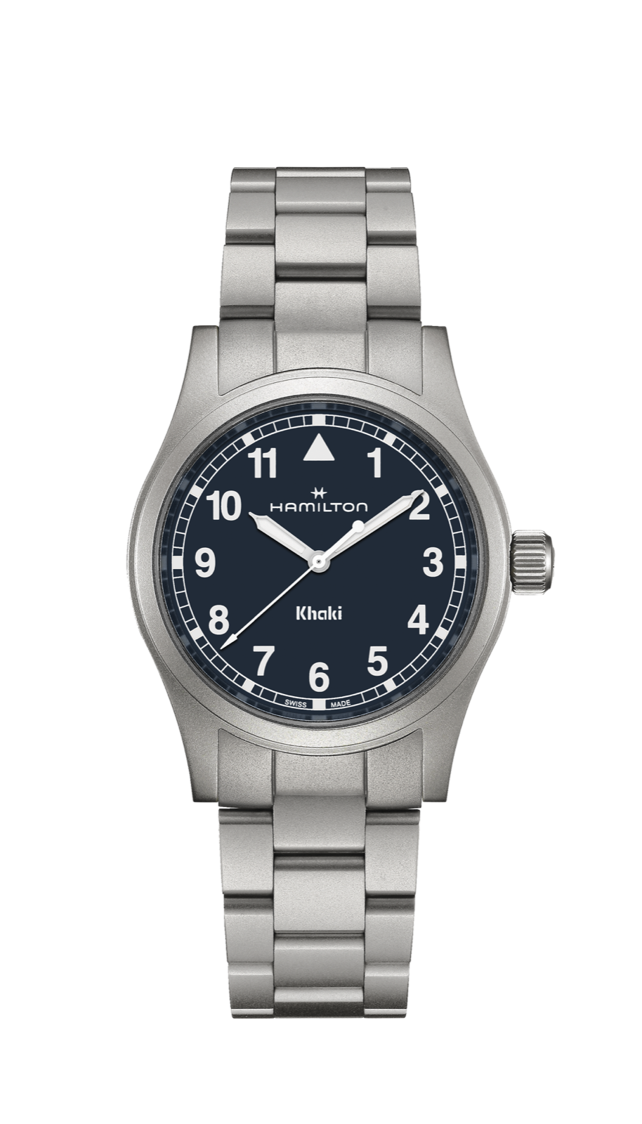 Hamilton Khaki Field Watch 38mm Quartz Blue Dial Stainless Steel