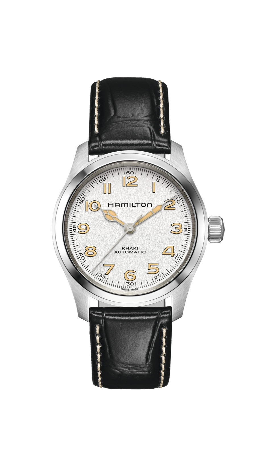 Hamilton Khaki Field Murph 38mm Automatic White Dial – Interactive Group