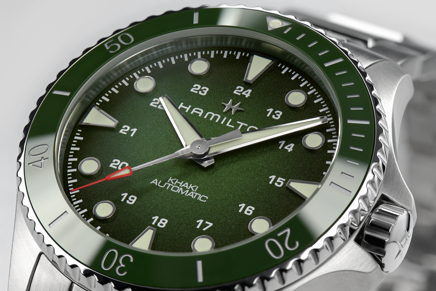 Hamilton Khaki Navy Scuba 43mm Automatic Green Dial