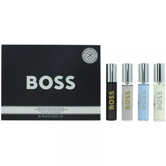 Hugo Boss Men's Mini Discovery Fragrance Gift Set 4 x 10ml