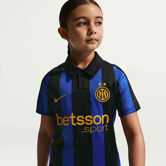 Inter Milan 2026/27 Stadium Home Older Kids' Nike Dri-FIT Football Replica Jersey