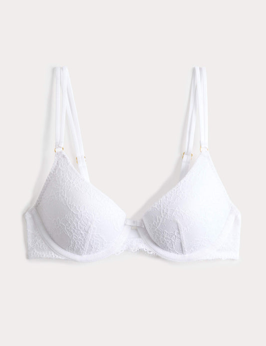 Ida Lace Wired Demi Cup Bra (A-E)