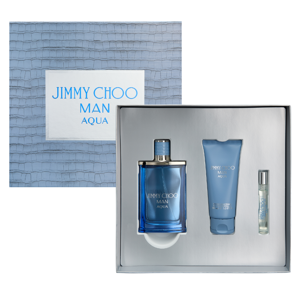Jimmy Choo Man Aqua Eau De Toilette Gift Set 100ml