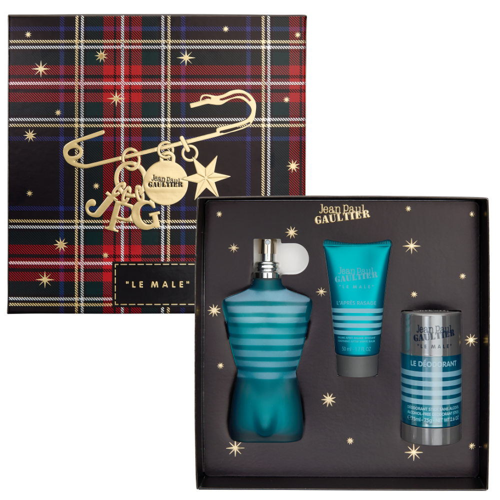 Jean Paul Gaultier Le Male Eau De Toilette Gift Set 125ml