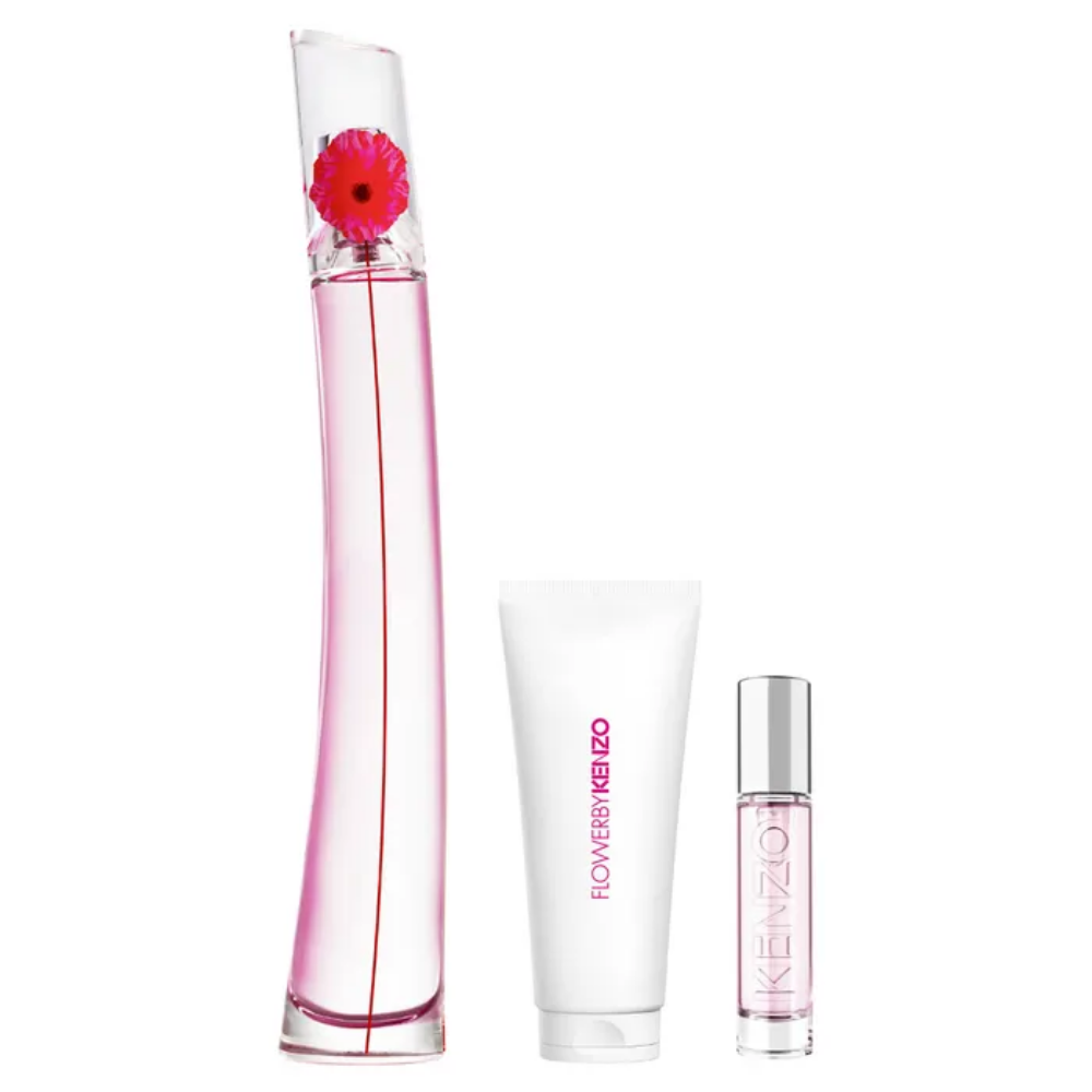 Kenzo Flower Poppy Bouquet Eau De Parfum Gift Set 100ml