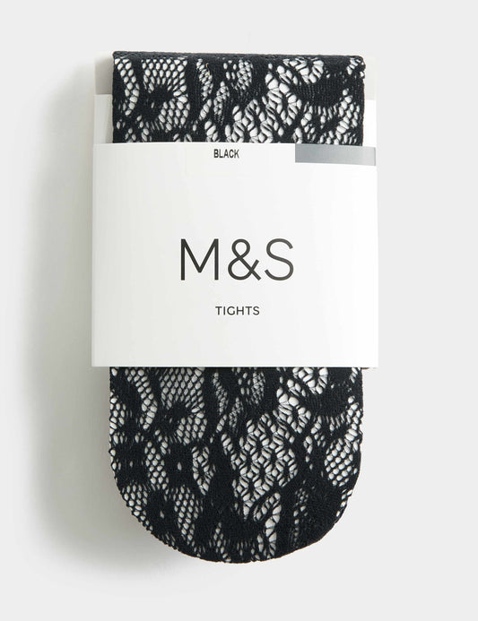 Lace Mock Stocking Tights