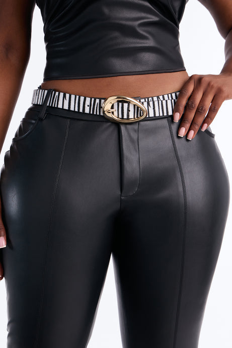 Wild Days Faux Suede 2 Piece Belt Set