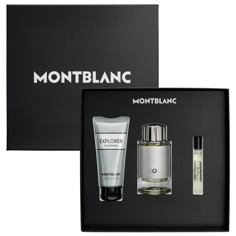 Montblanc Explorer Platinum Eau De Parfum Gift Set 100ml