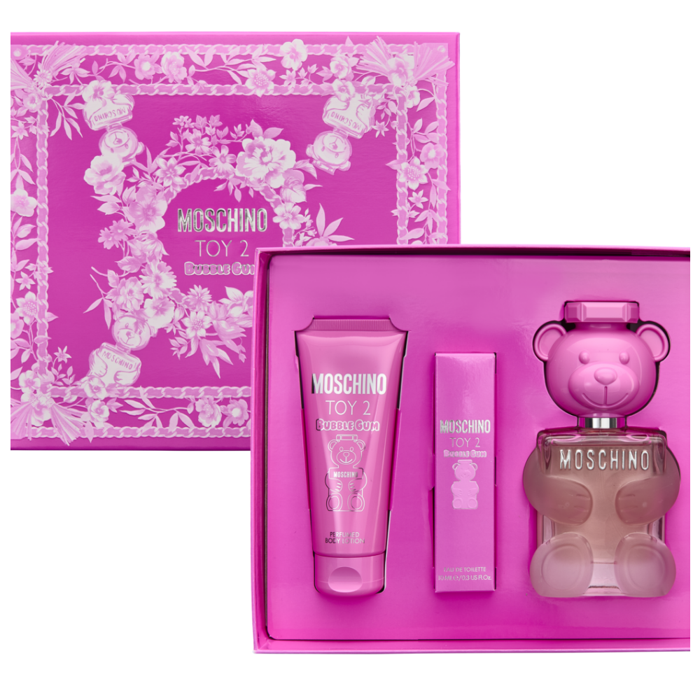 Moschino Toy 2 Bubblegum Eau De Toilette Gift Set 100ml