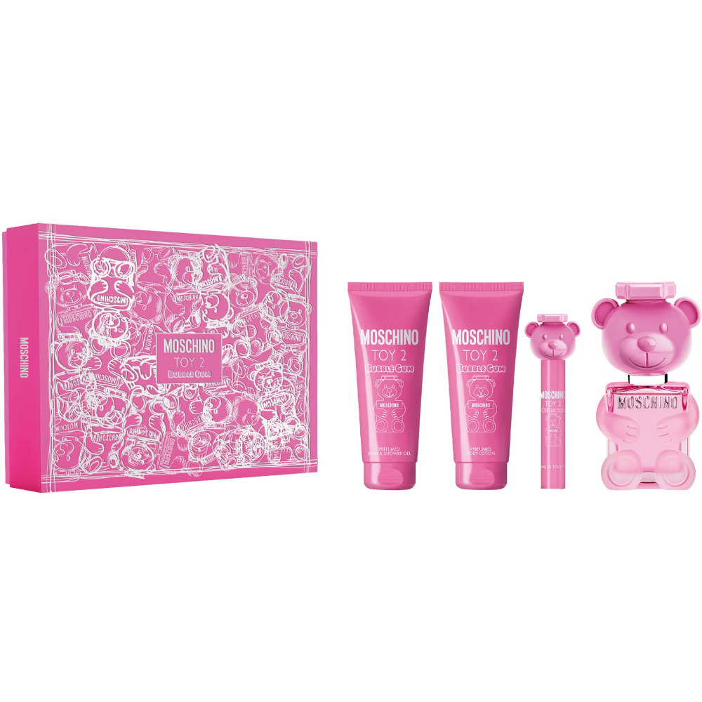 Moschino Toy 2 Bubblegum Eau De Toilette Gift Set 100ml