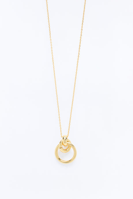 Darling Knot Pendant Necklace - Gold