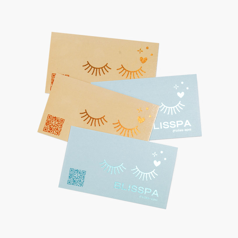 Metallic Business Cards