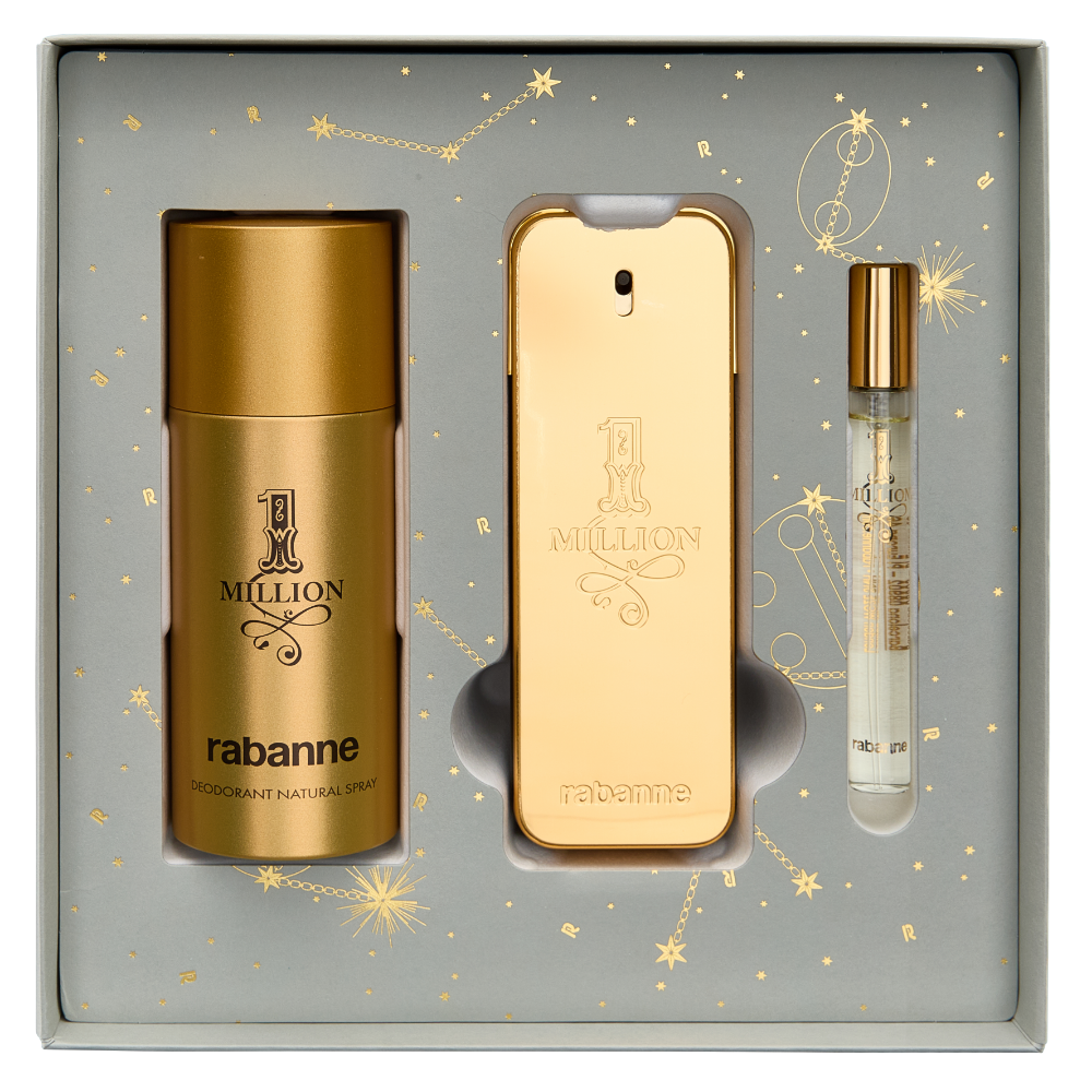Paco Rabanne One Million Eau De Toilette Gift Set 100ml