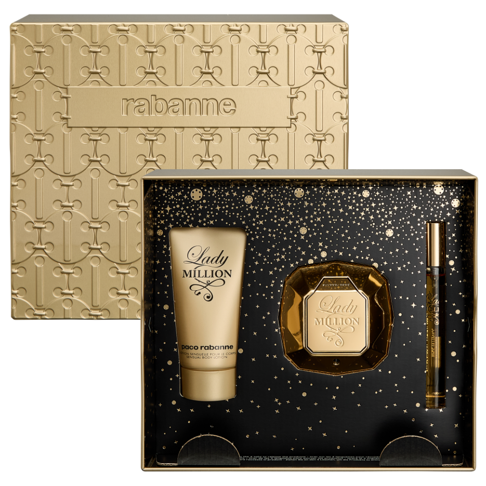 Paco Rabanne Lady Million Eau De Parfum Gift Set 50ml