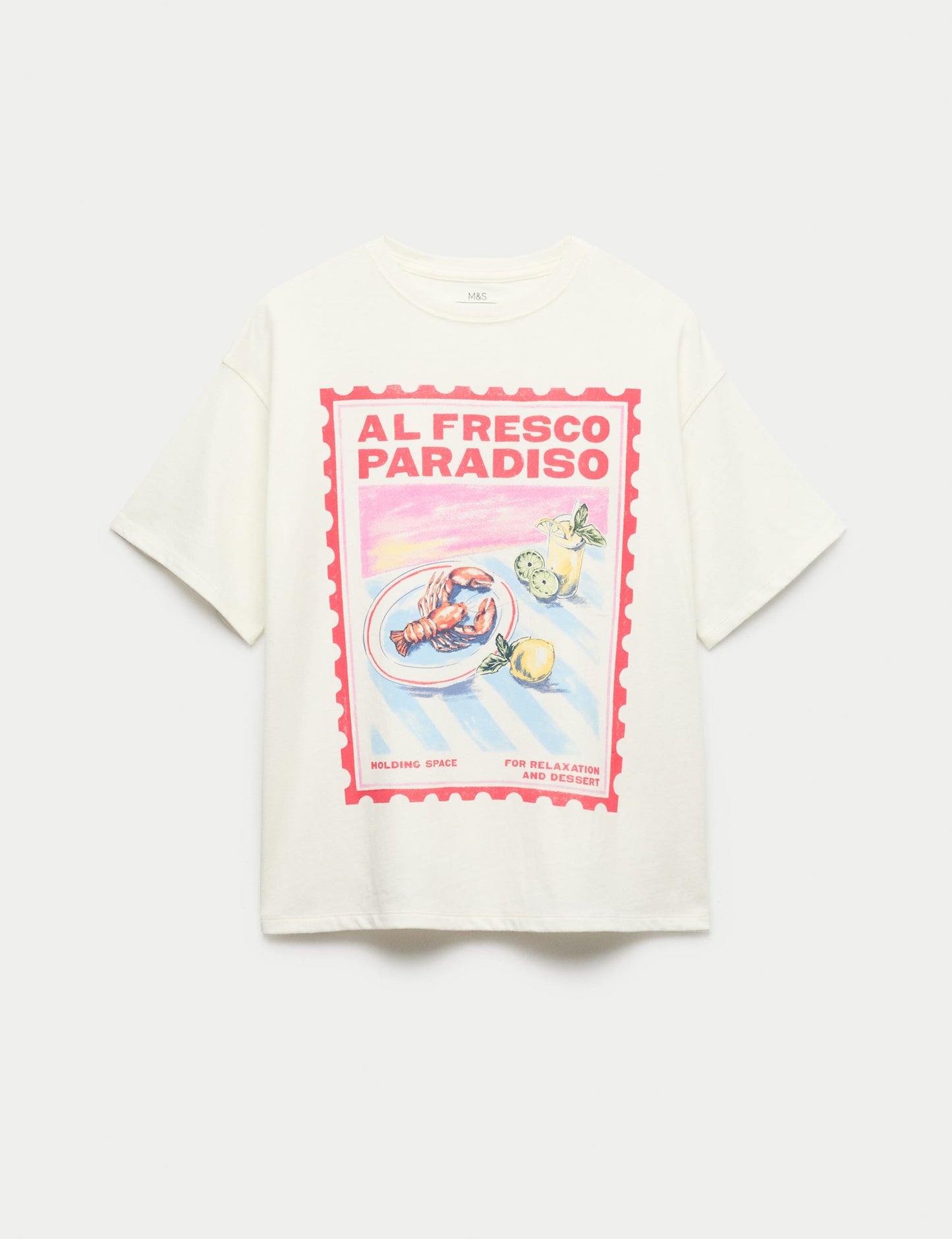 Pure Cotton Al Fresco Paradiso T-Shirt (6-16 Yrs)