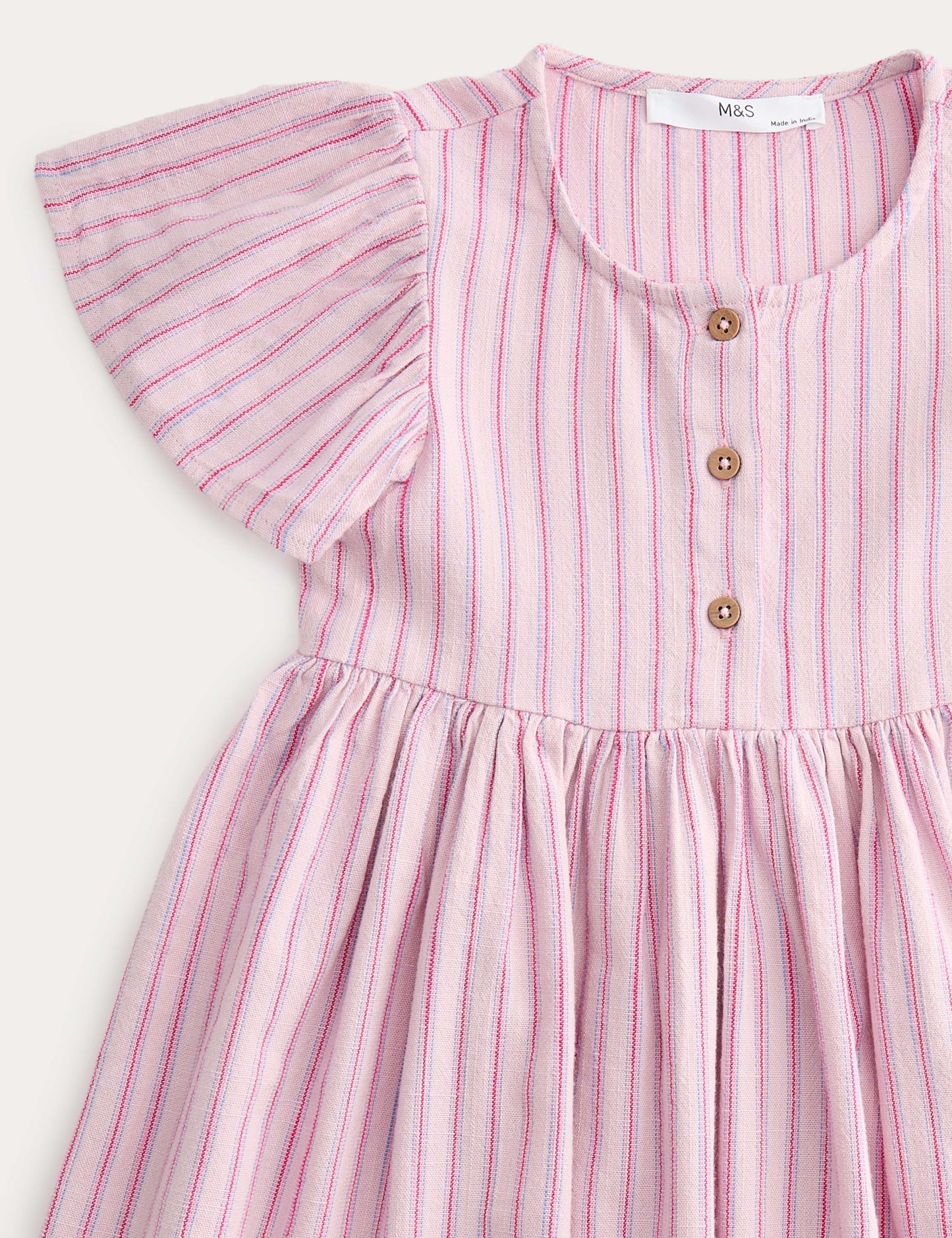 Pure Cotton Striped Dress (2-10 Yrs)