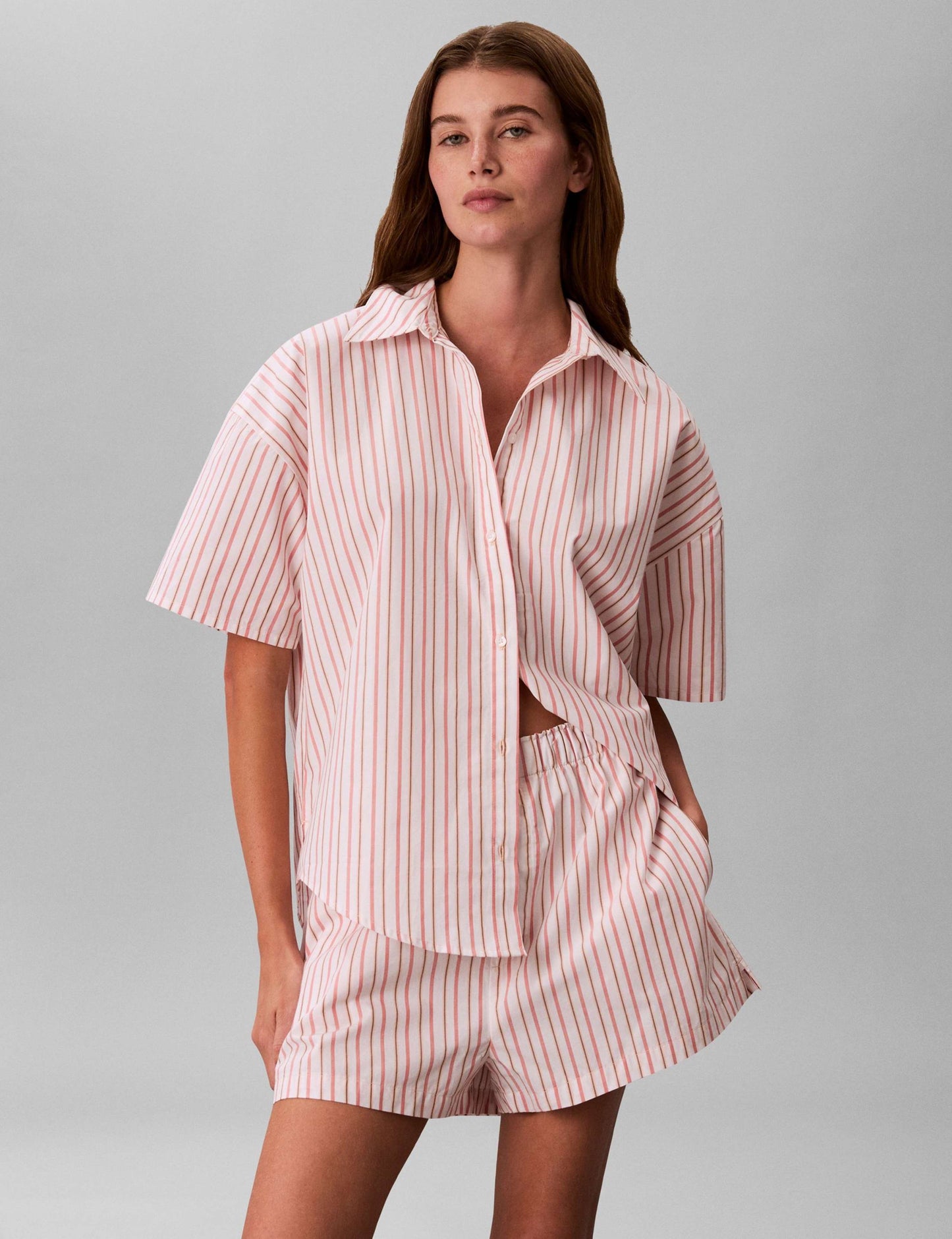 Pure Cotton Striped Pyjama Shirt