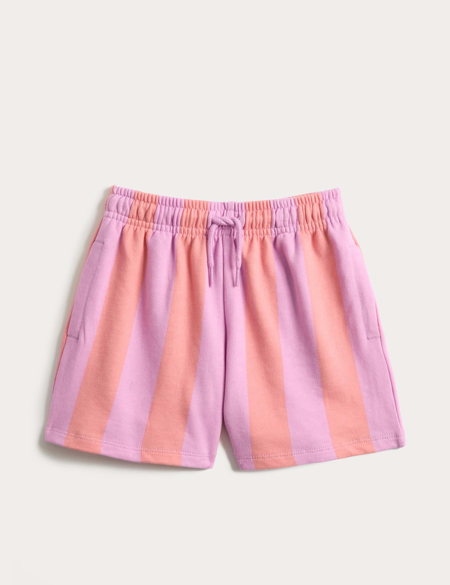 Pure Cotton Striped Runner Shorts (2-8 Yrs)
