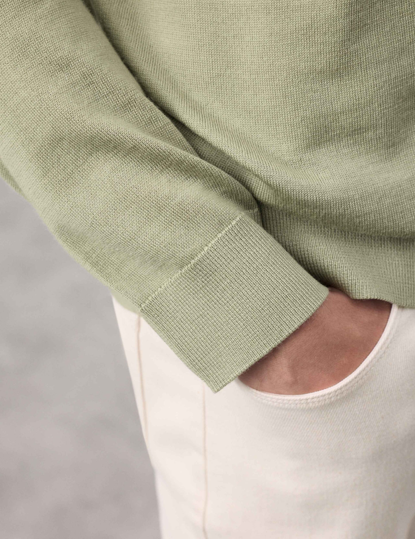 Pure Extra Fine Merino Wool Polo Shirt