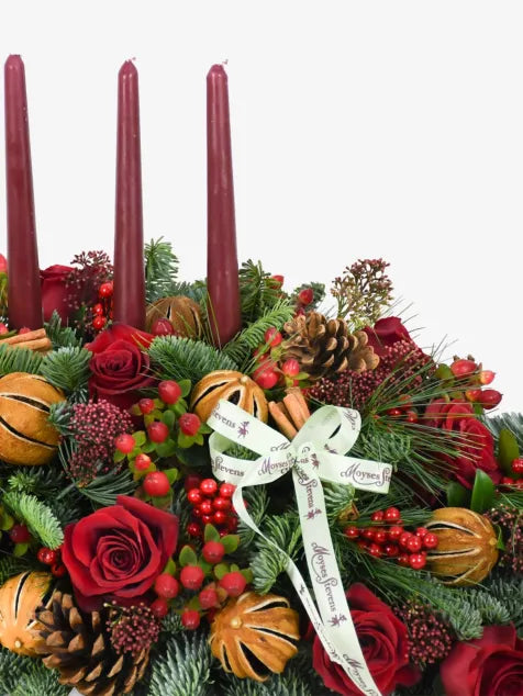The Traditional Real-Foliage Table Decoration