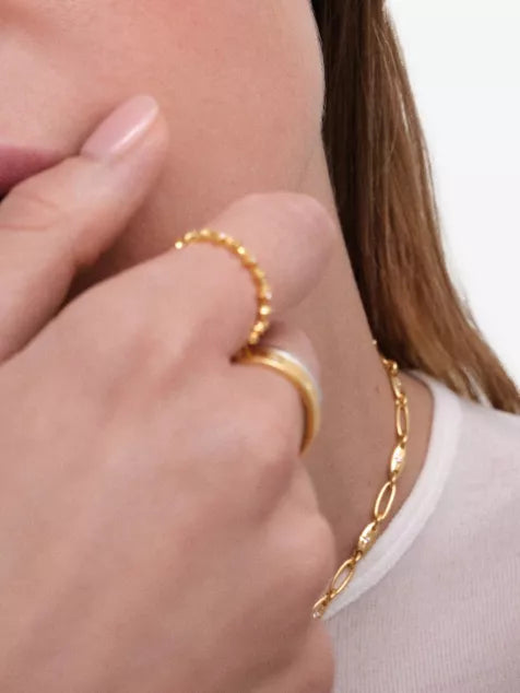 Luna Light 18ct Yellow Gold Vermeil And White Sapphire Hoop Earrings