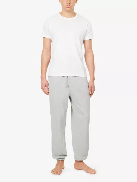 CALVIN KLEIN Brand-Embroidery Tapered-Leg Cotton-Blend Jogging Bottoms