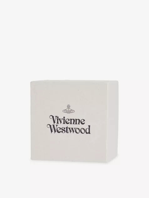 VIVIENNE WESTWOOD JEWELLERY New Petite Orb Platinum-Plated Brass Earrings