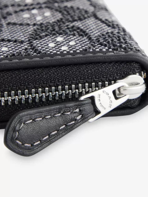 COACH Logo-Print Zipped Card Holder
