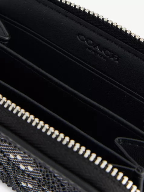 COACH Logo-Print Zipped Card Holder