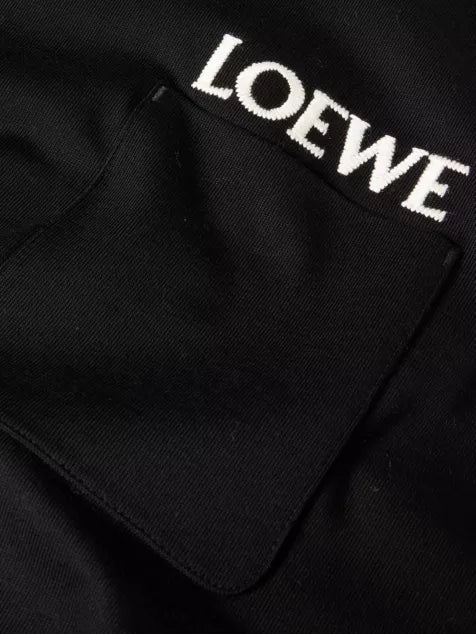 LOEWE Brand-Embroidery Relaxed-fit Cotton-Jersey T-Shirt