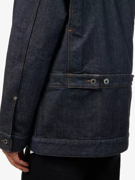 LOEWE Corduroy-Collar Regular-Fit Denim Jacket
