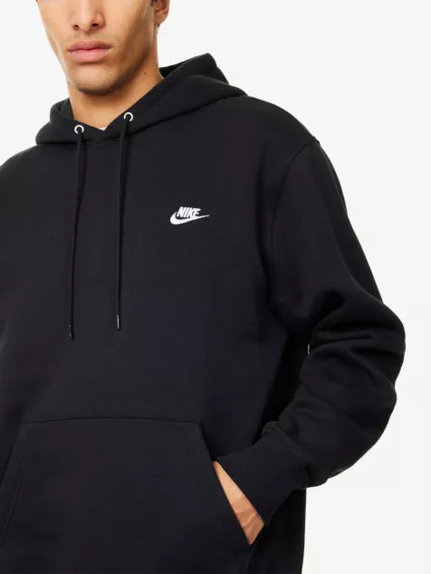 Core Club Brand-Embroidery Cotton-Blend Hoodie