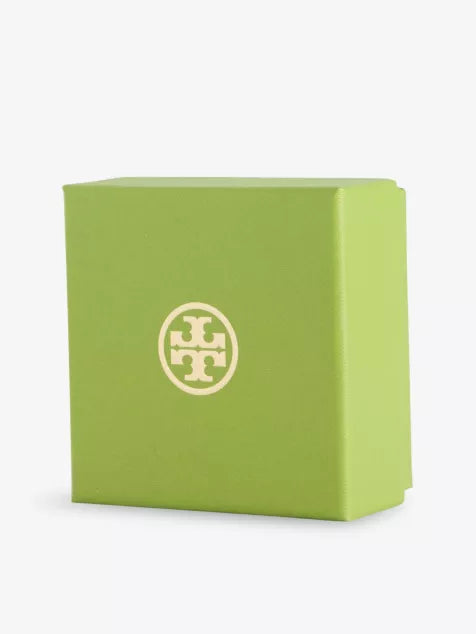 TORY BURCH Icon Pave Stainless-Steel And Crystal Earrings and Necklace Set